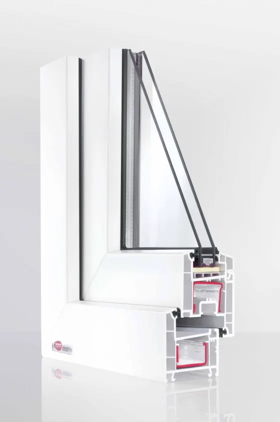 Corte del perfil REHAU Euro-Design 60