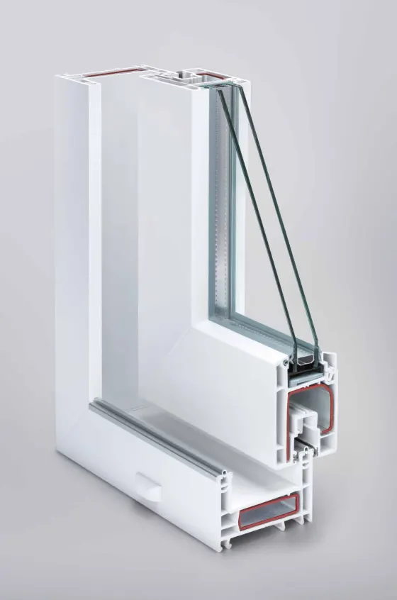 Corte del perfil REHAU High-Design Slide